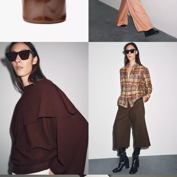 Guess Cropped Plaid Cuffed Pants,size 28 NWT - Picture 11 of 11